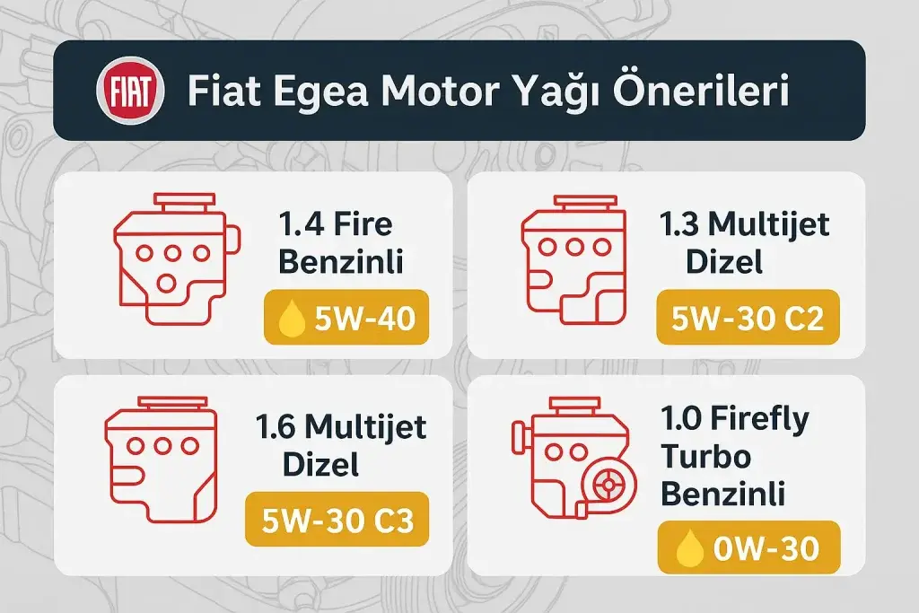 Fiat Egea Motor Yağı Kaç Numara Olmalı?