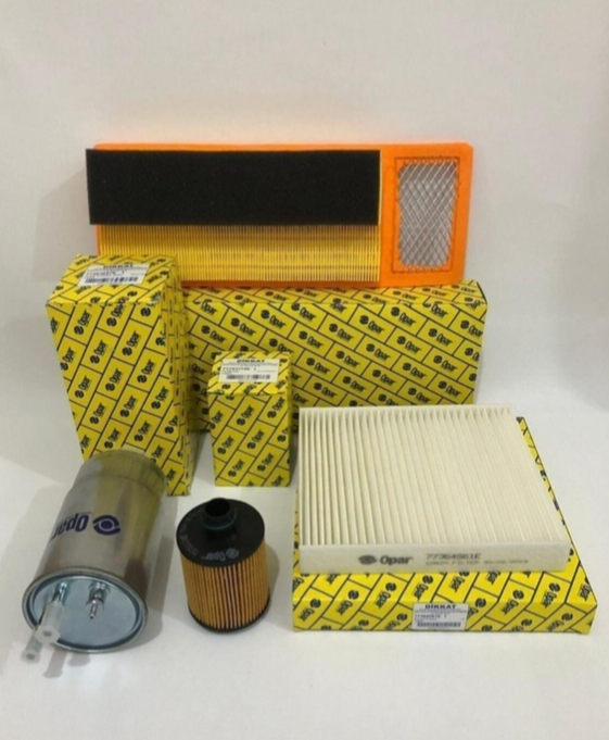 Filtre 4’lü Bakım Seti Orijinal | Fiat doblo 1.3 Multijet Euro 5 95 HP | OPAR(Kopya)