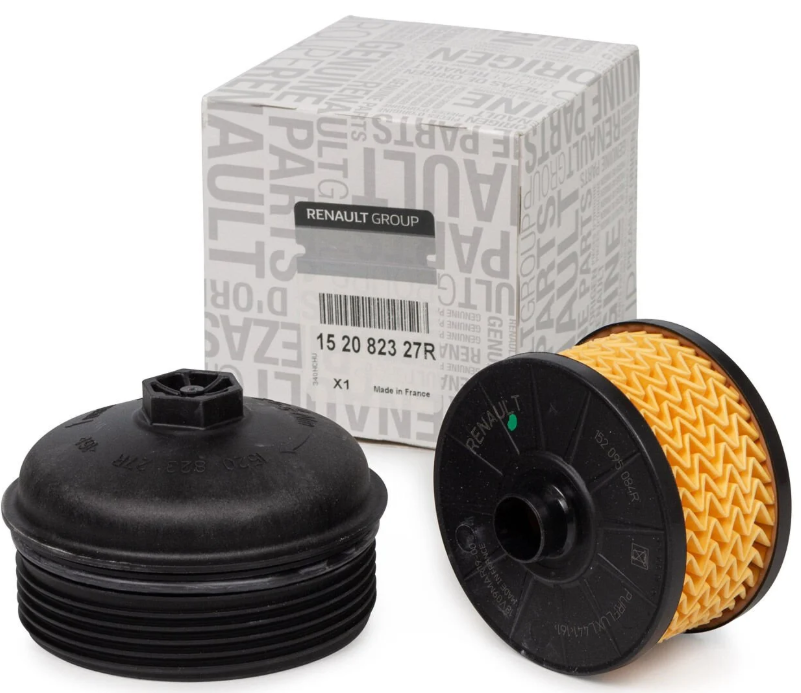 Renault Clio 4 0.9 TCe / 1.2 TCe Yağ Filtre Kapağı (Yağ Filtreli) 2012-2018 - Mais Marka 152082327R