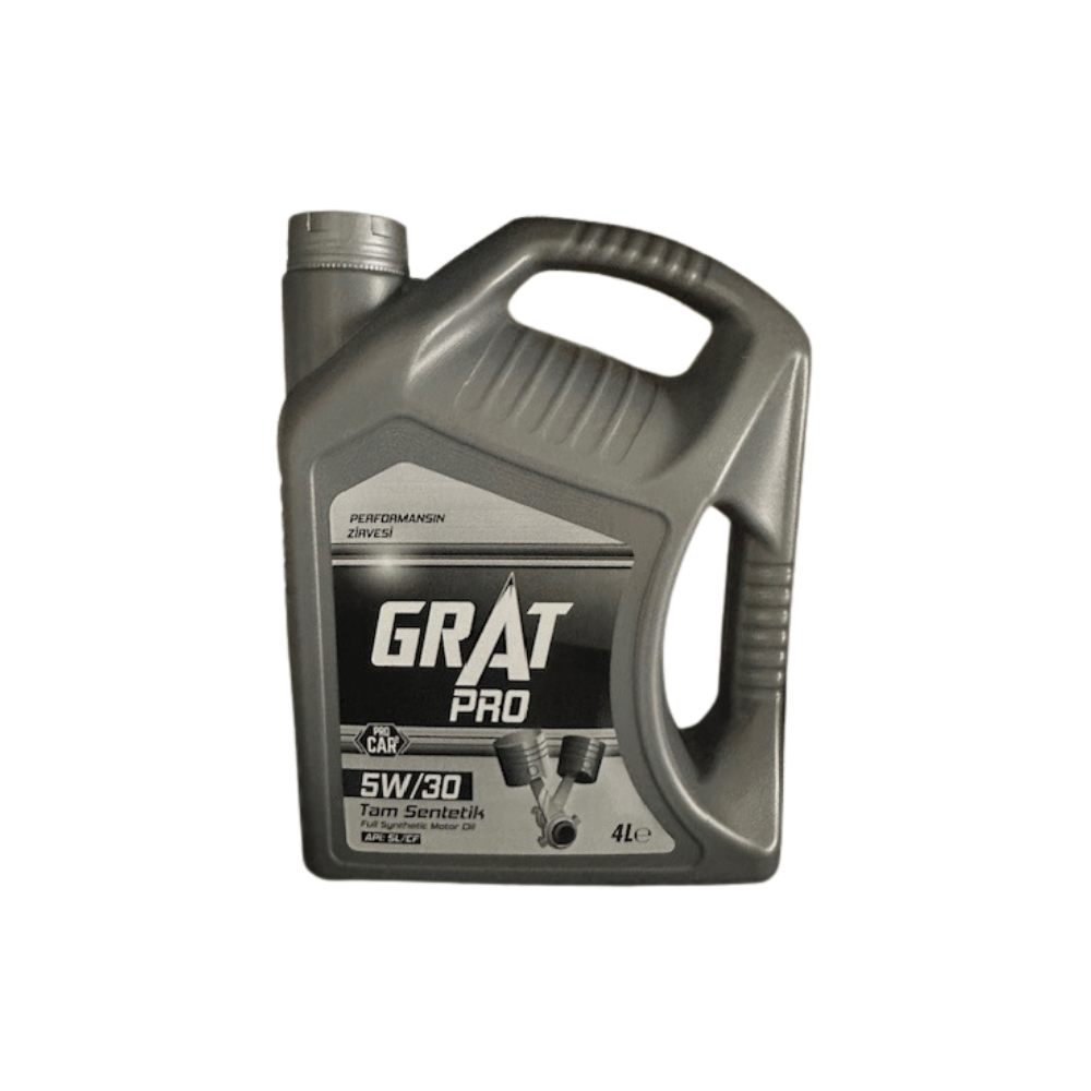 Grat Pro 5W30 Motor Yağı 4 Litre – Tam Sentetik Yüksek Performans Yağı