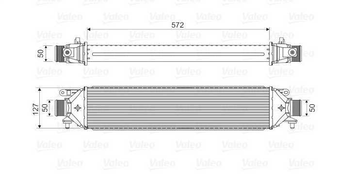 Fiat Turbo Radyatörü (İntercooler) - VALEO 818824