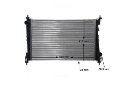 Fiat Bravo, Punto Mjtd (2006-) Motor Su Radyatörü - MAHLE CR1112000S