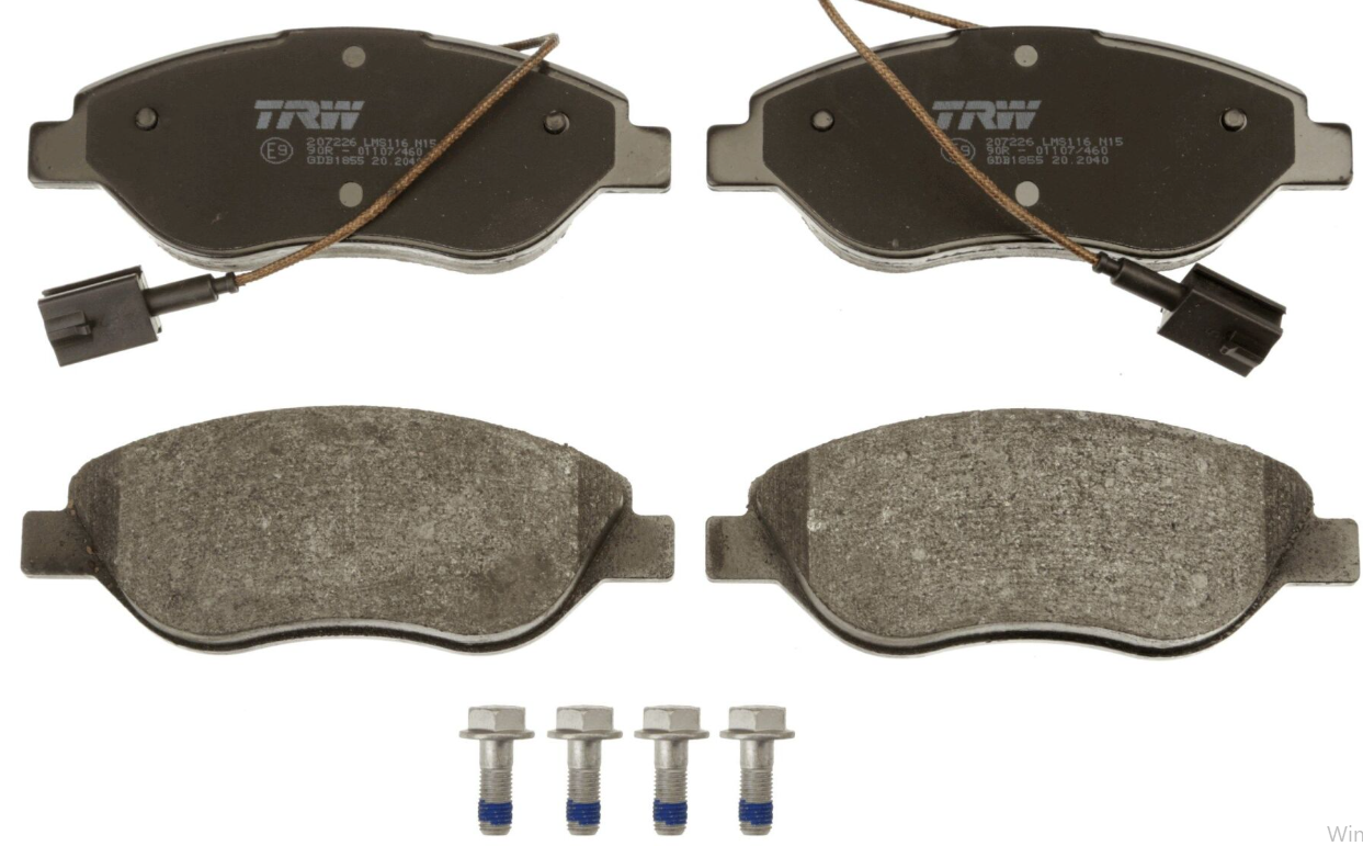 Fiat Bravo - Bravo II Fren Balatası Ön Fişli 2007- |  TRW GDB1855