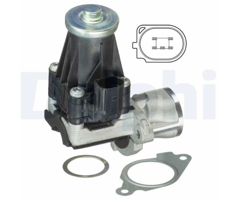 Fiat 1.3 Mjt EGR Valfi DELPHI EG10443-12B1