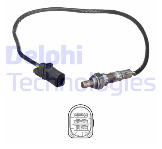 Delphi | DEL-ES21145-12B1 | Oksijen Sensörü (Fiat Doblo Fiorino 500 Linea 1.3 D Multijet 07-)