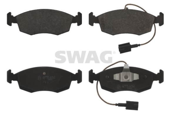 SWAG 70 91 6858 | Fiat Punto / Fiat 500 2007- | Fren Balatası Ön