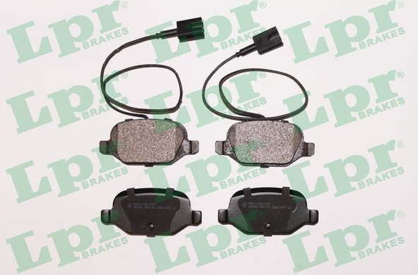 LPR 05P1723 | Fiat Arka Fren Balatası 500 , 500C 2013-