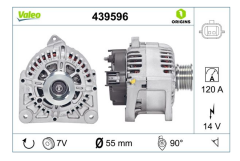 Valeo 439596 | Alternatör | Renault Clio III-IV 1.2 16V / Modus 1.2 16V